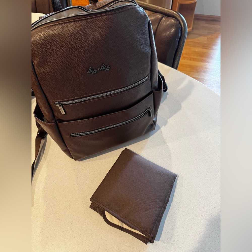 Itzy Ritzy Dark Brown Backpack - Picture 4 of 4